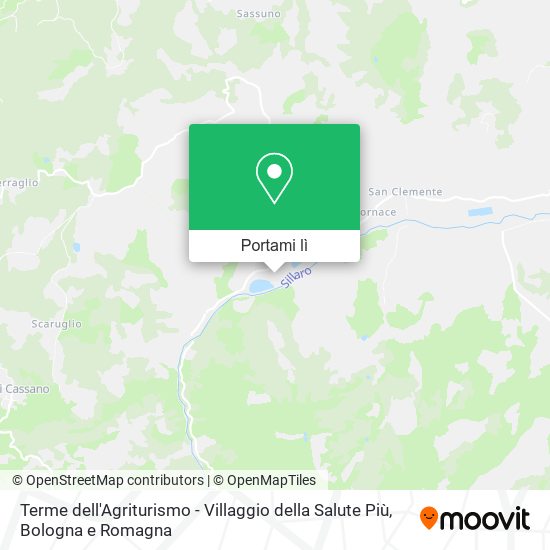 Mappa Terme dell'Agriturismo - Villaggio della Salute Più