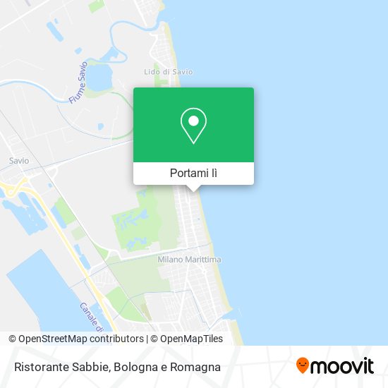 Mappa Ristorante Sabbie