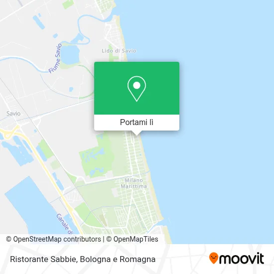 Mappa Ristorante Sabbie