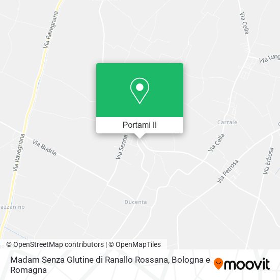 Mappa Madam Senza Glutine di Ranallo Rossana