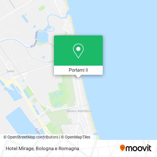 Mappa Hotel Mirage