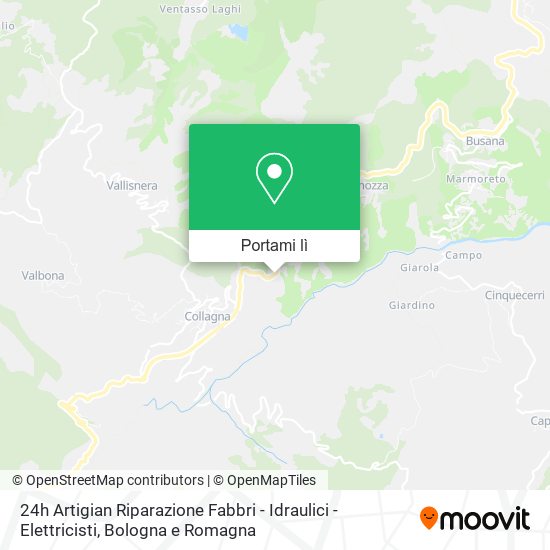 Mappa 24h Artigian Riparazione Fabbri - Idraulici - Elettricisti