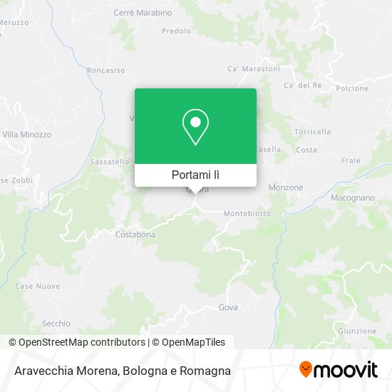Mappa Aravecchia Morena
