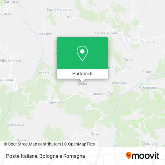 Mappa Poste Italiane