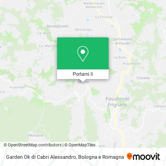 Mappa Garden Ok di Cabri Alessandro