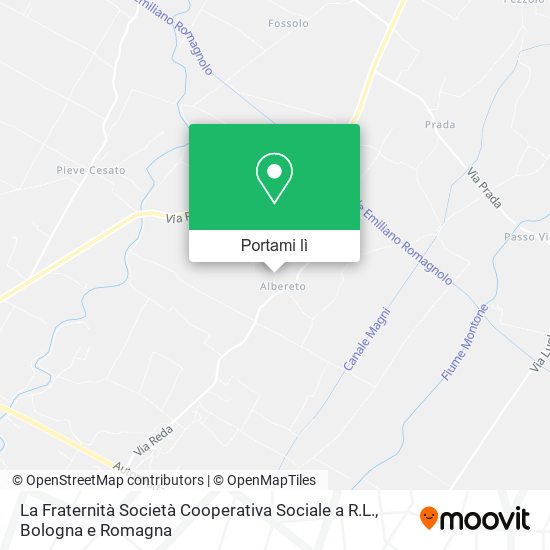 Mappa La Fraternità Società Cooperativa Sociale a R.L.