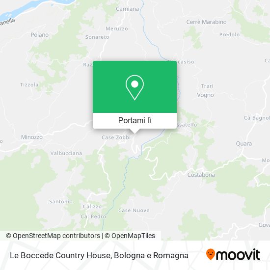 Mappa Le Boccede Country House