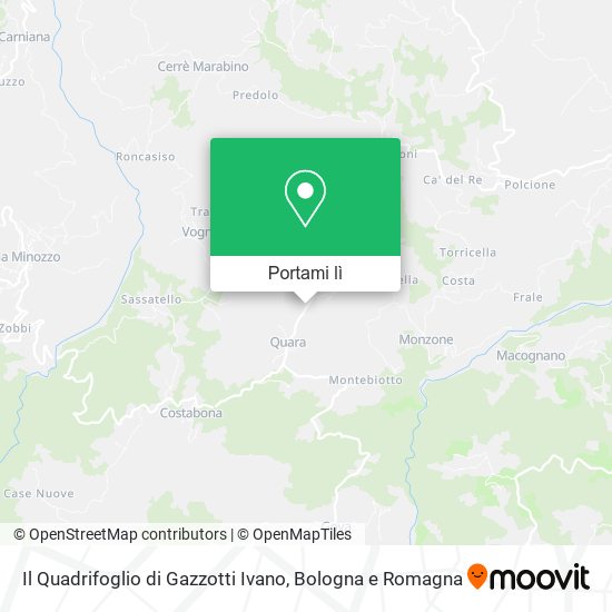 Mappa Il Quadrifoglio di Gazzotti Ivano