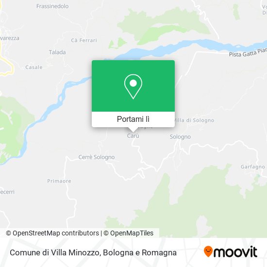 Mappa Comune di Villa Minozzo