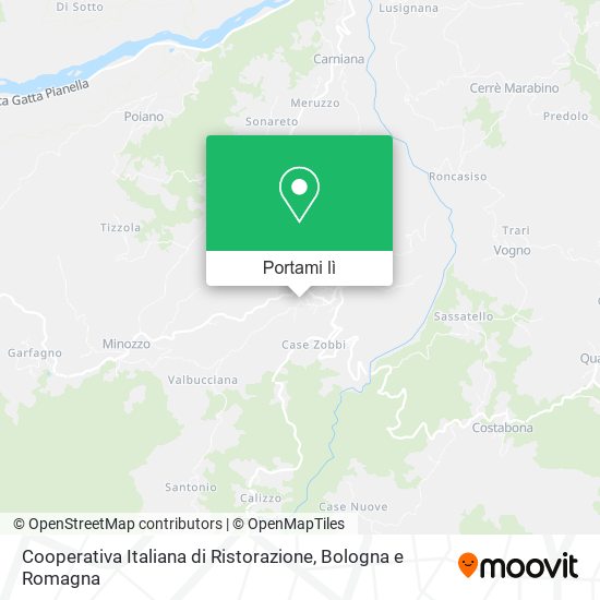 Mappa Cooperativa Italiana di Ristorazione