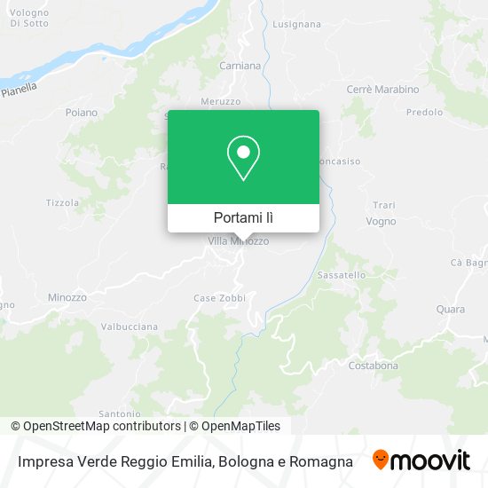 Mappa Impresa Verde Reggio Emilia