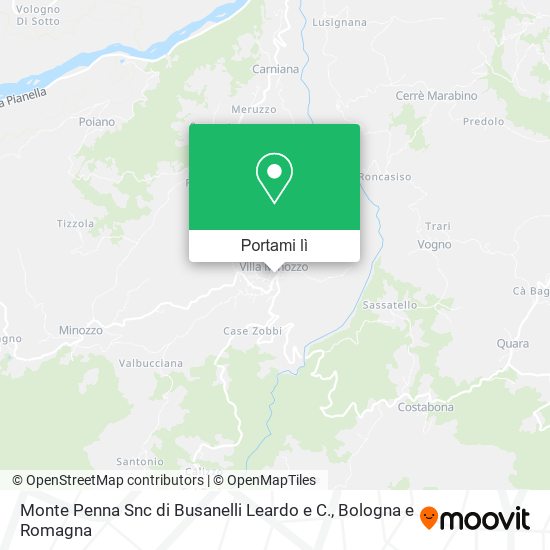 Mappa Monte Penna Snc di Busanelli Leardo e C.
