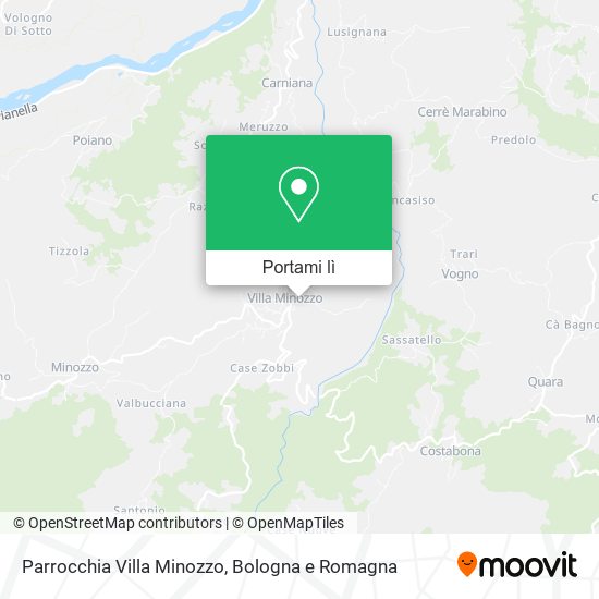 Mappa Parrocchia Villa Minozzo