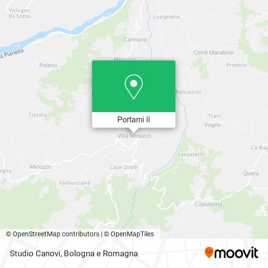 Mappa Studio Canovi