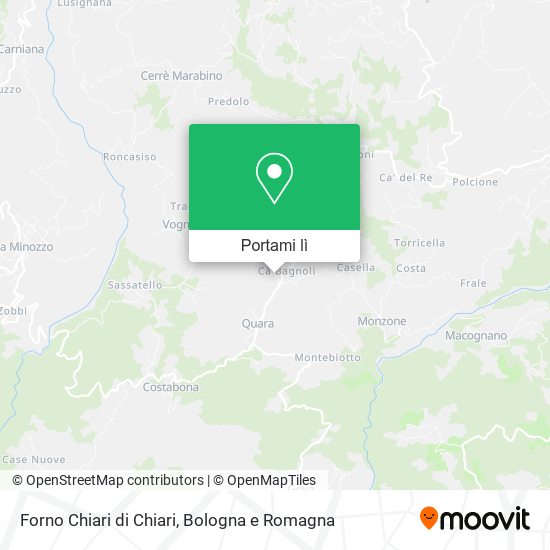 Mappa Forno Chiari di Chiari