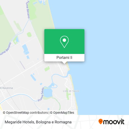 Mappa Megaride Hotels