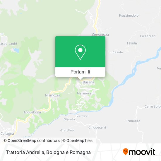 Mappa Trattoria Andrella