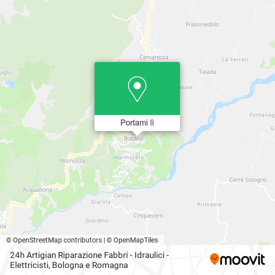 Mappa 24h Artigian Riparazione Fabbri - Idraulici - Elettricisti