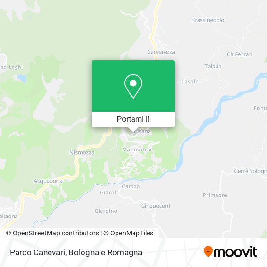 Mappa Parco Canevari