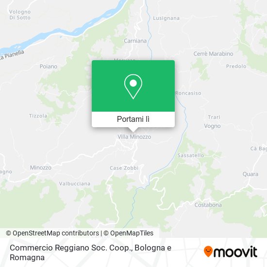 Mappa Commercio Reggiano Soc. Coop.