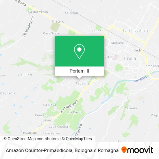 Mappa Amazon Counter-Primaedicola