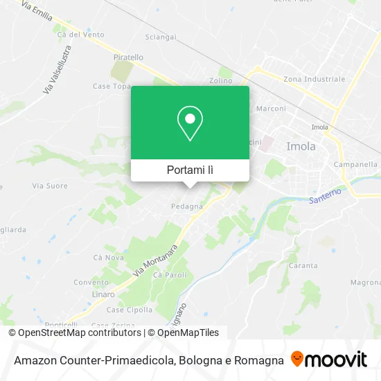 Mappa Amazon Counter-Primaedicola