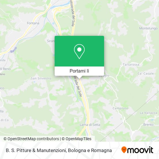 Mappa B. S. Pitture & Manutenzioni