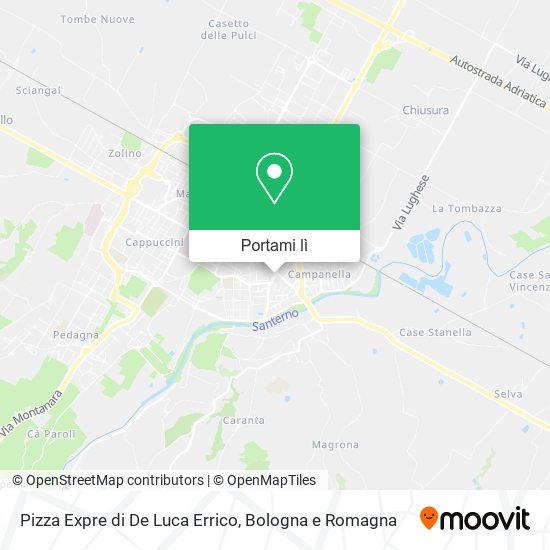 Mappa Pizza Expre di De Luca Errico