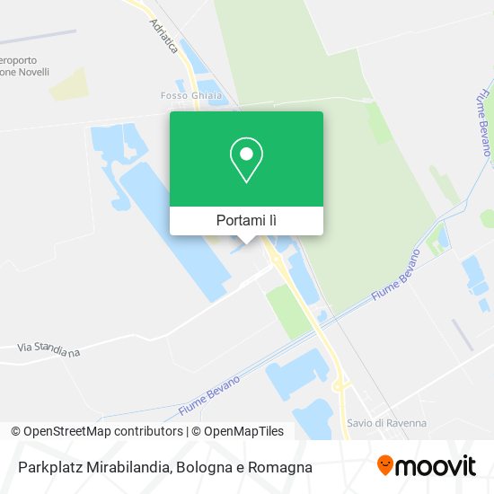 Mappa Parkplatz Mirabilandia