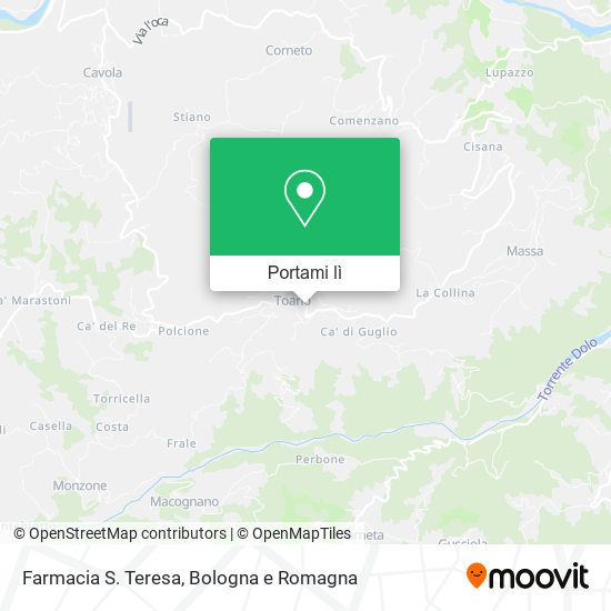 Mappa Farmacia S. Teresa