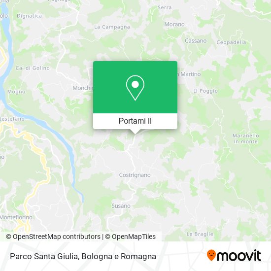 Mappa Parco Santa Giulia