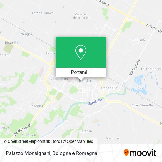 Mappa Palazzo Monsignani