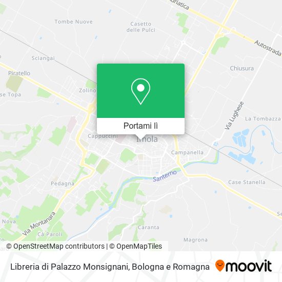 Mappa Libreria di Palazzo Monsignani
