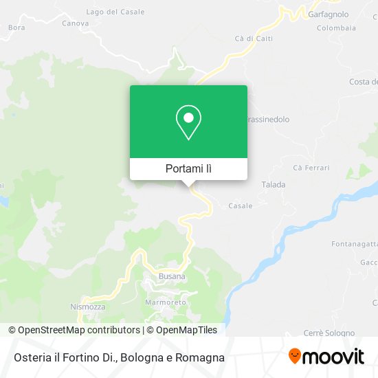 Mappa Osteria il Fortino Di.