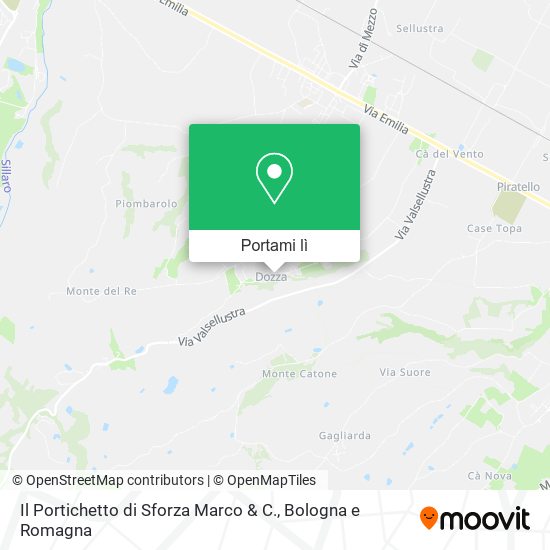 Mappa Il Portichetto di Sforza Marco & C.