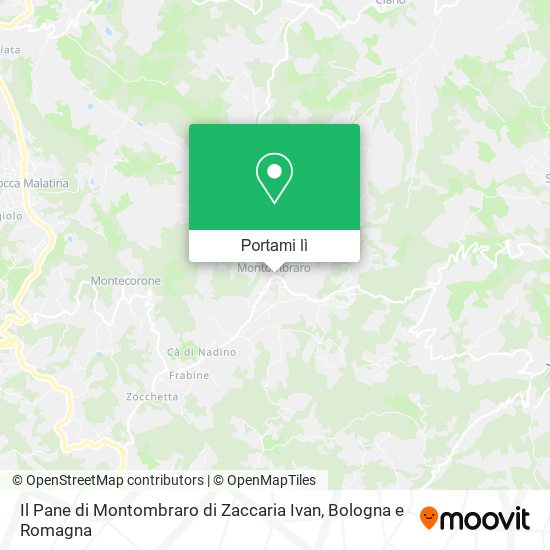 Mappa Il Pane di Montombraro di Zaccaria Ivan