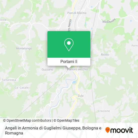 Mappa Angeli in Armonia di Guglielmi Giuseppe