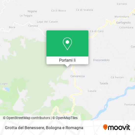 Mappa Grotta del Benessere