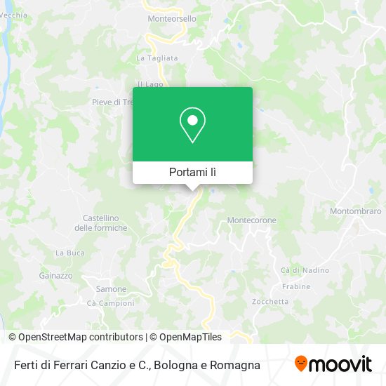 Mappa Ferti di Ferrari Canzio e C.