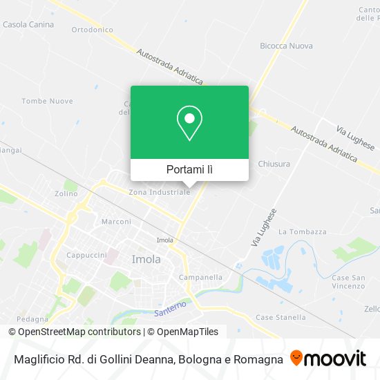 Mappa Maglificio Rd. di Gollini Deanna