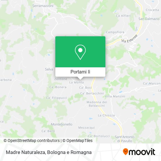Mappa Madre Naturaleza