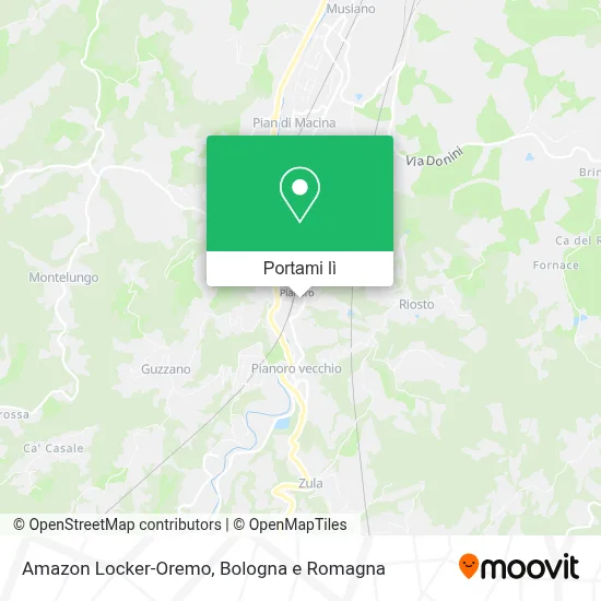 Mappa Amazon Locker-Oremo