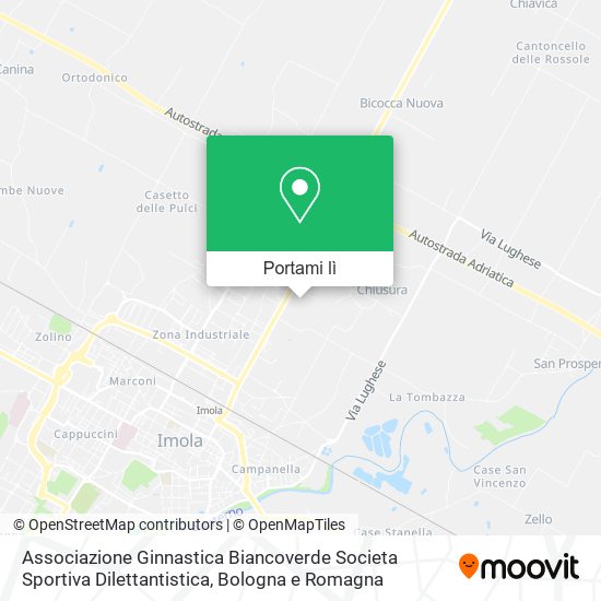 Mappa Associazione Ginnastica Biancoverde Societa Sportiva Dilettantistica