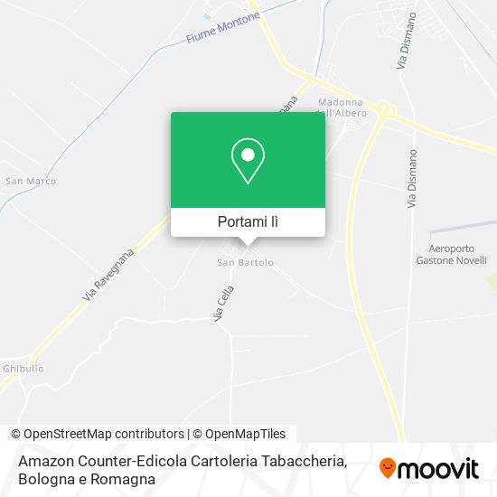 Mappa Amazon Counter-Edicola Cartoleria Tabaccheria
