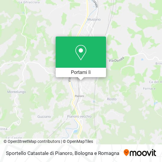 Mappa Sportello Catastale di Pianoro