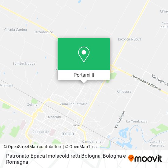Mappa Patronato Epaca Imolacoldiretti Bologna