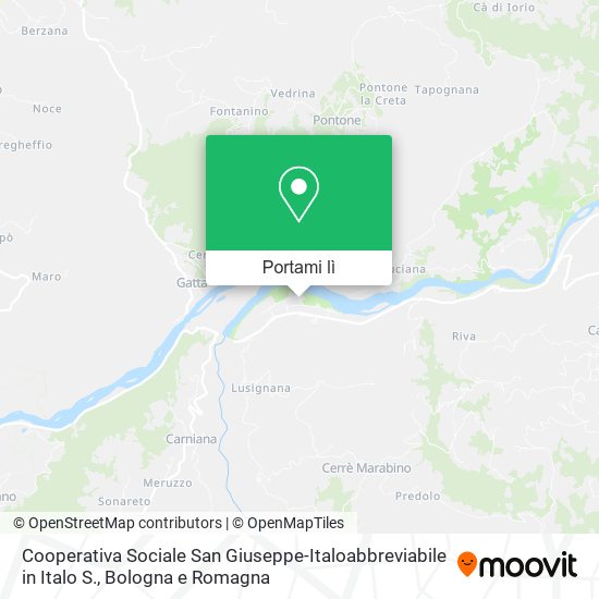 Mappa Cooperativa Sociale San Giuseppe-Italoabbreviabile in Italo S.
