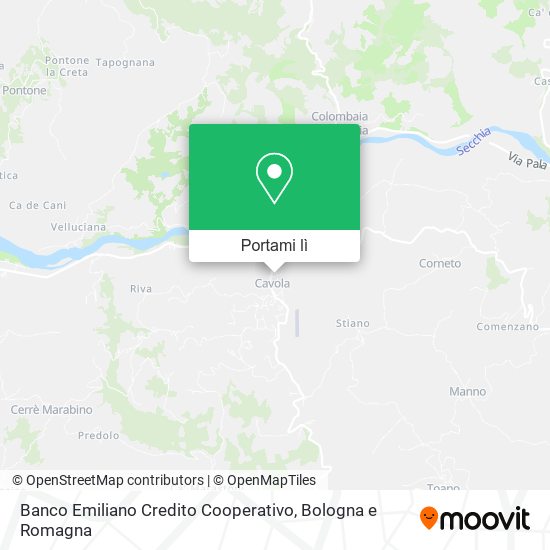 Mappa Banco Emiliano Credito Cooperativo