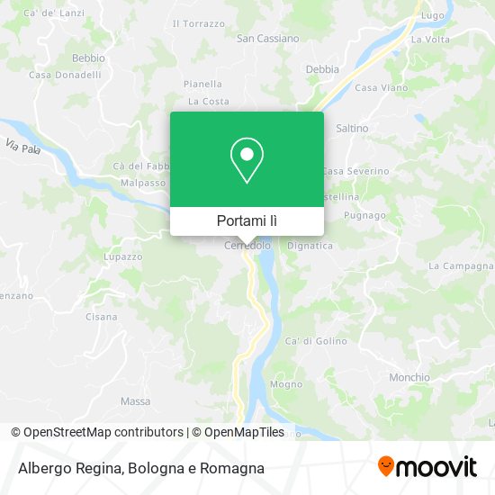Mappa Albergo Regina
