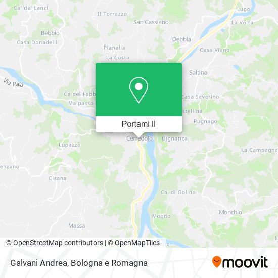 Mappa Galvani Andrea